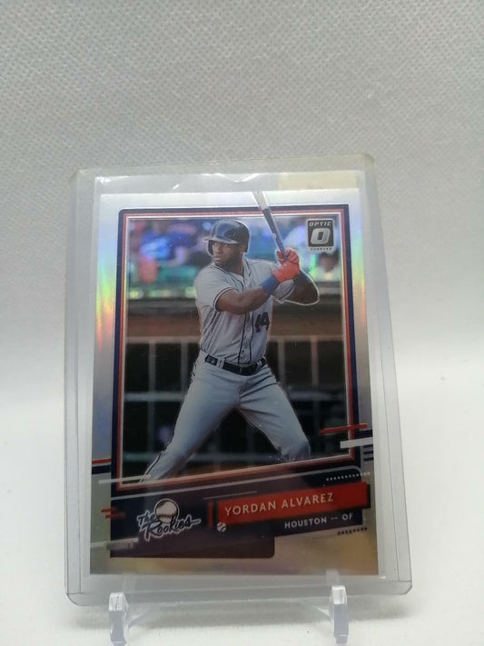 2020 Donruss Optic Yordan Alvarez The Rookies HOLO PRIZM SP Astros #R-1 RC 🔥