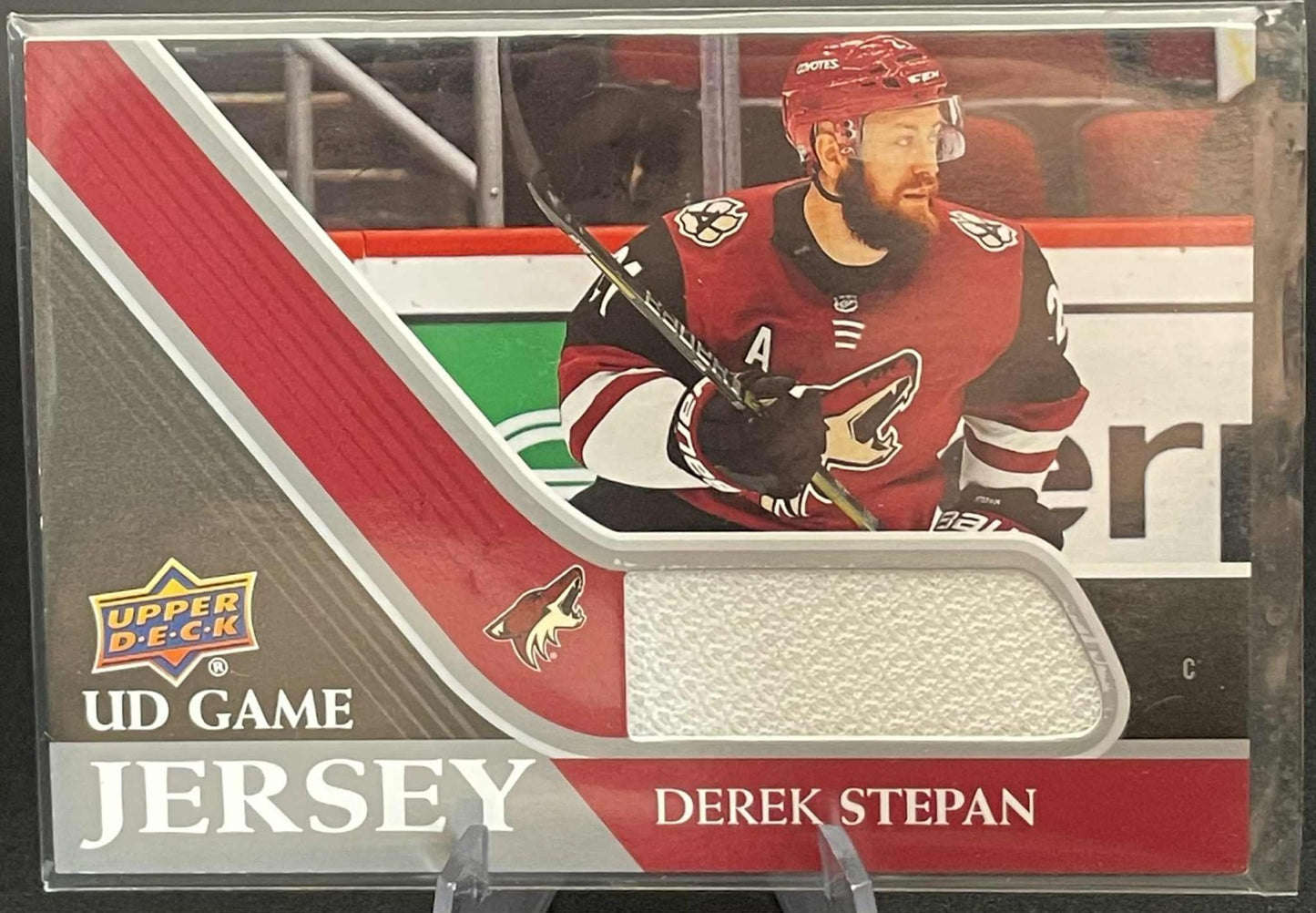 2020-21 Upper Deck UD Game Jersey #GJ-DS Derek STEPAN - Arizona Coyotes