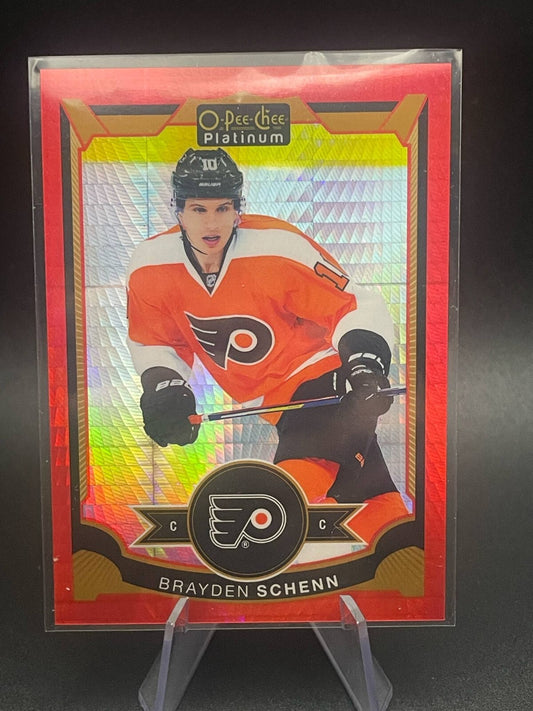 2015-16 O-Pee-Chee Platinum Brayden Schenn Red Prism Retro /199