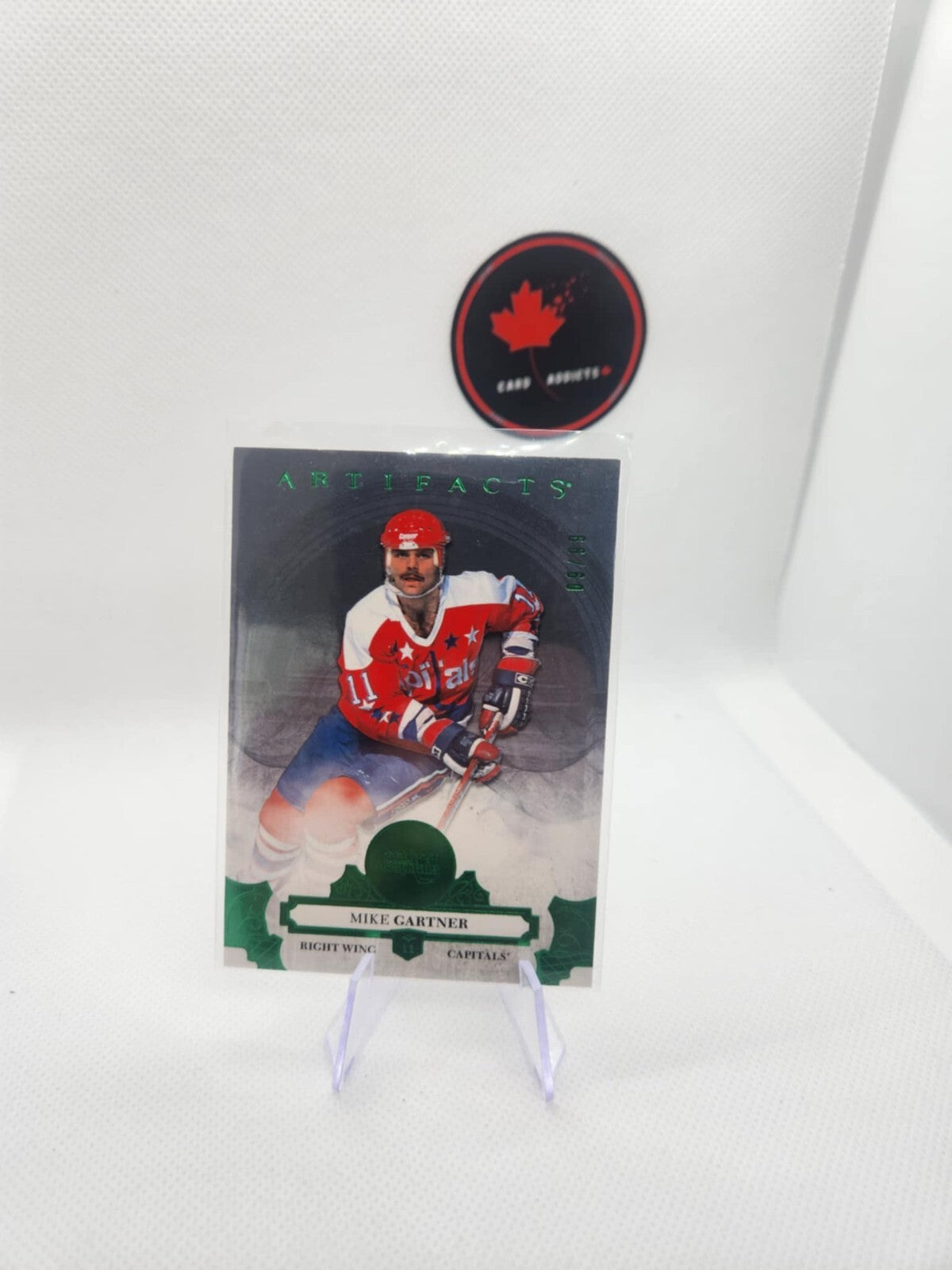 2017-18 Artifacts Green #159 Mike Gartner Washington Capitals /99