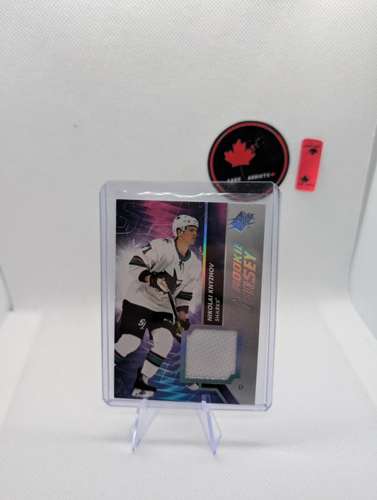 2020-21 SPX ROOKIE JERSEY NIKOLAI KNYZHOV JERSEY 1 COLOR SAN JOSE SHARKS #RJ-NK