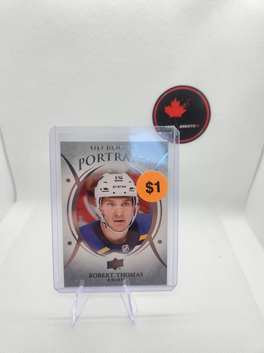 2018-19 Upper Deck Robert Thomas UD Portraits Rookie St.Louis Blues #P-66 Rc