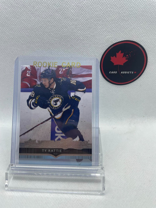 2014-15 Upper Deck Young Guns Rookie #242 Ty Rattie YG RC St. Louis Blues