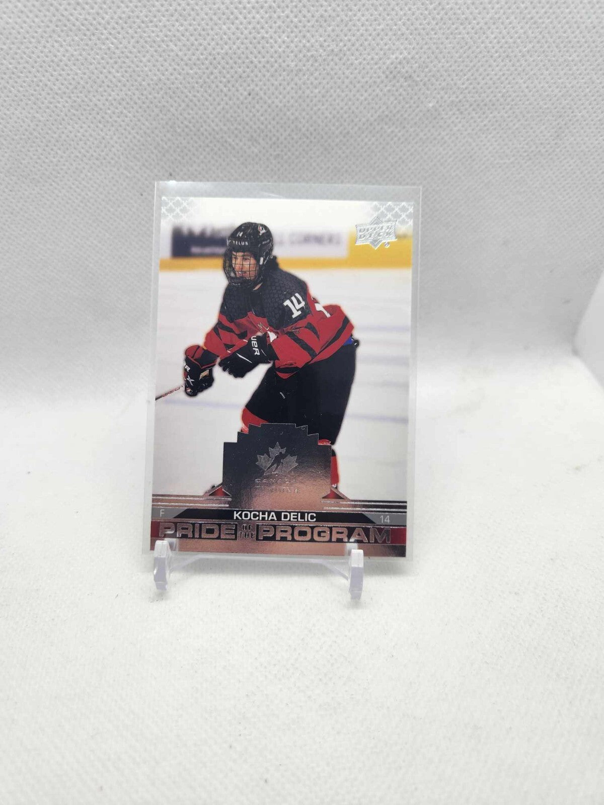 2022-23 UD Team Canada Juniors Pride of the Program Base Kocha Delic #85 Bx24