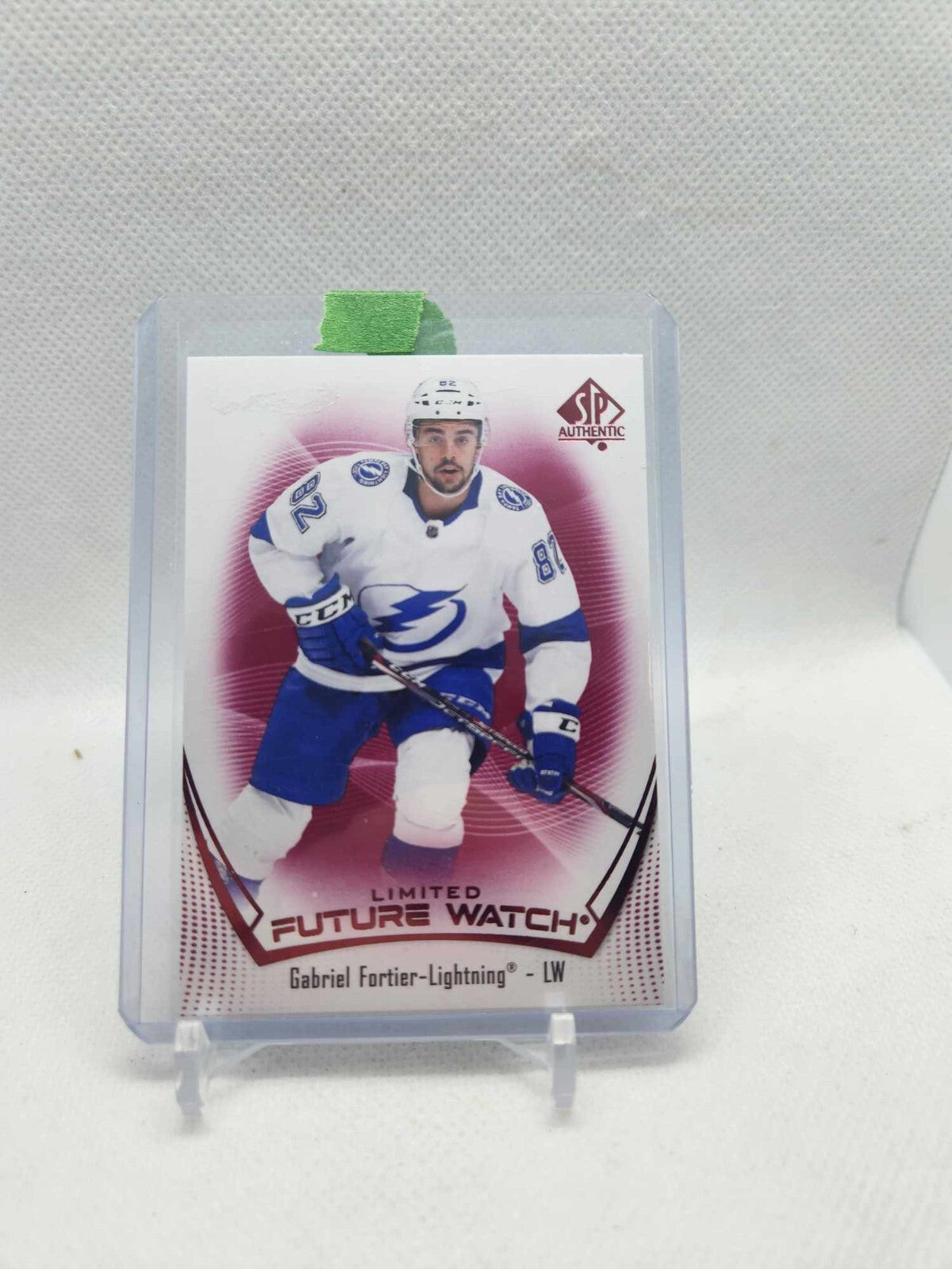 Gabriel fortier Limited Red Future Watch Rookie Card 2021-22 UD SP Authentic