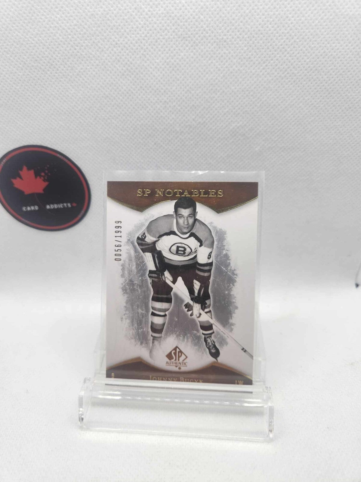 2007-08 SP AUTHENTIC SP NOTABLES #155 JOHNNY BUCYK /1999