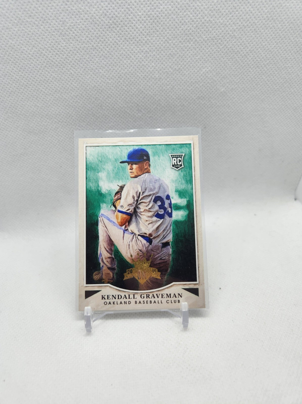 2015 Panini Diamond Kings #167b KENDALL GRAVEMAN VAR Ball Not Visible RC Rookie