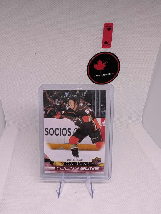 2022-23 Upper Deck Young Guns Canvas Rookie RC #C98 Jacob Perreault