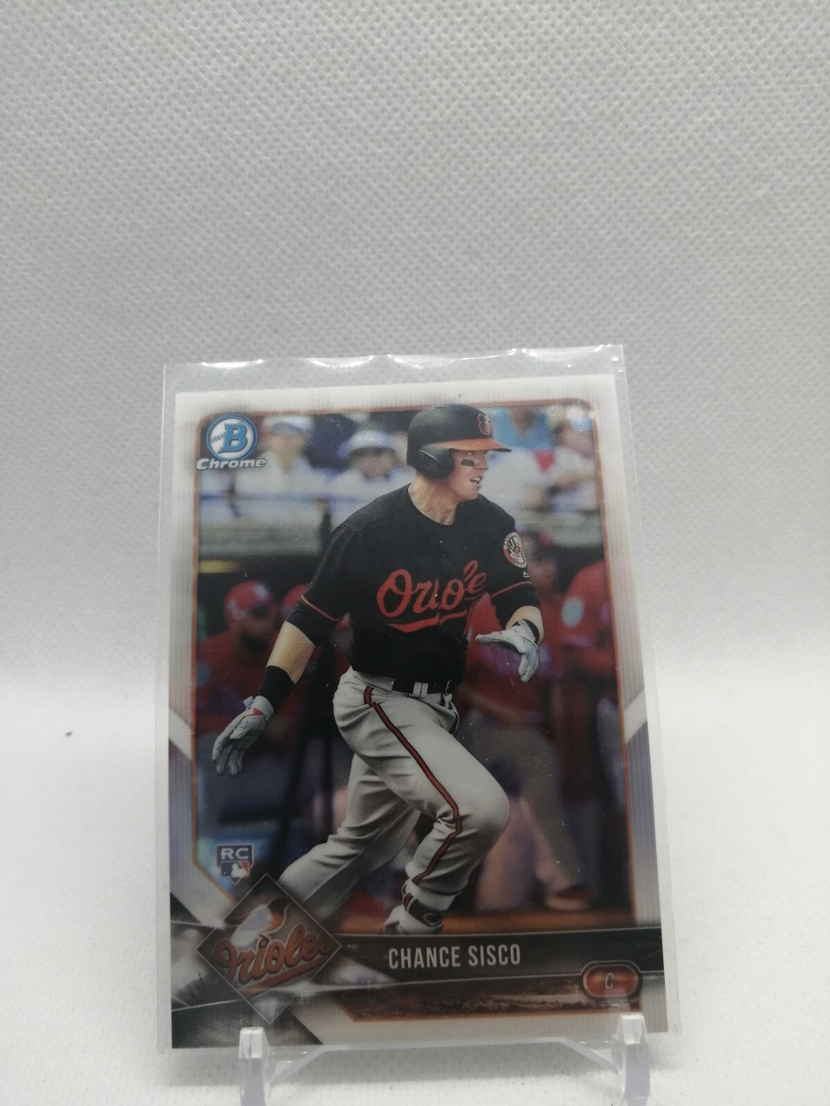 2018 Bowman Chrome Rookie Chance Sisco #77 Baltimore Orioles