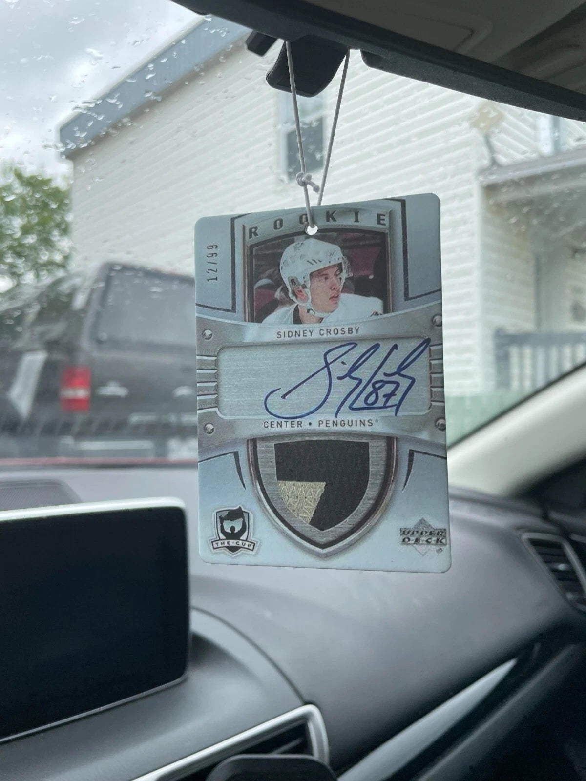 Sidney Crosby Rookie Auto Penguins Car Air Freshener